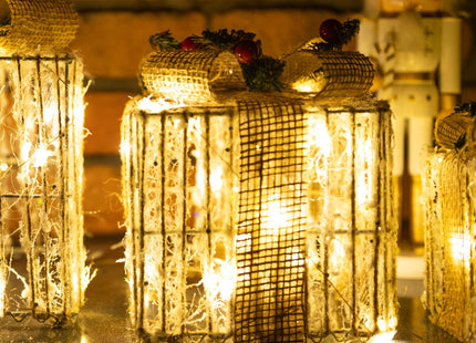 Kerstverlichting | Geschenkdozen 3 stuks | Batterij