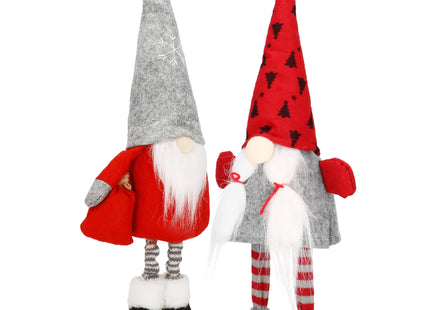 Kerstkabouter - Dame - Kerstversiering - 40 cm