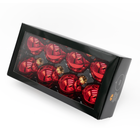 Kerstballen Glas | 8 Stuks | Glas | Glans | Rood
