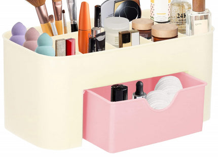 Make Up Organizer | Meerdere Vakken | Lade kast | Roze