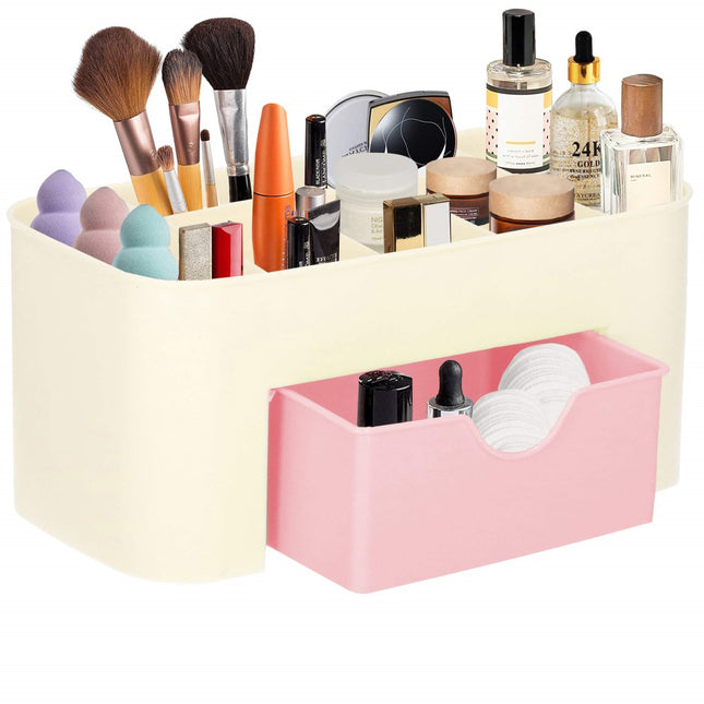 Make Up Organizer | Meerdere Vakken | Lade kast | Roze
