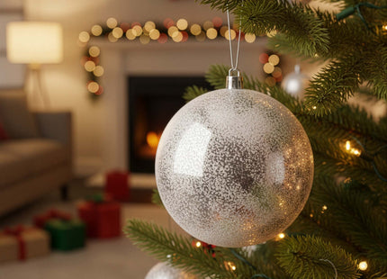 Kerstballen | 12 Stuks | 11 cm | Zilver