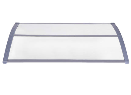Deurluifel - Transparant - Kunststof - Uv - Bestendig - 120 x 80 cm - Grijs