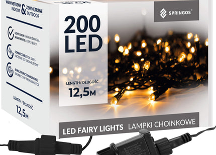 Kerstverlichting | 10 m | 200 LED | Warm Wit