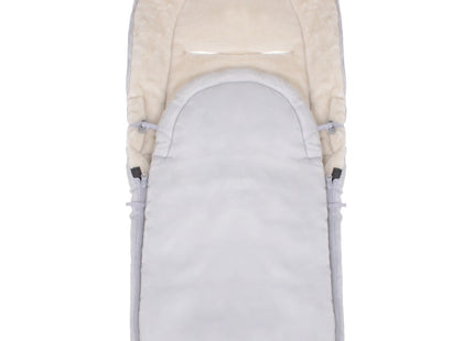 Voetenzak | Voetenzak Buggy | Voetenzak Autostoel | Universeel | 90 cm | Grijs/Beige