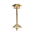 Vogelvoederhuis - Vogelvoederplek - Verlichting - Led - Vogelvoeding - Staand - Bruin - 28 x 37 x 120 cm