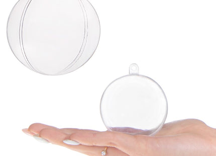 Hobby/DIY Kerstbal | 1 Stuk | 6 cm | Transparant