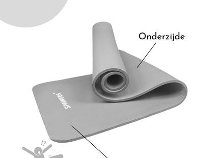 Yoga Mat | Extra Dik (15 mm) | Lichtgrijs
