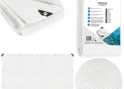 Afdekzeil | Dekzeil | Zeildoek | Waterdicht | PVC | 3 x 4 m | 100 g/m2 | Transparant