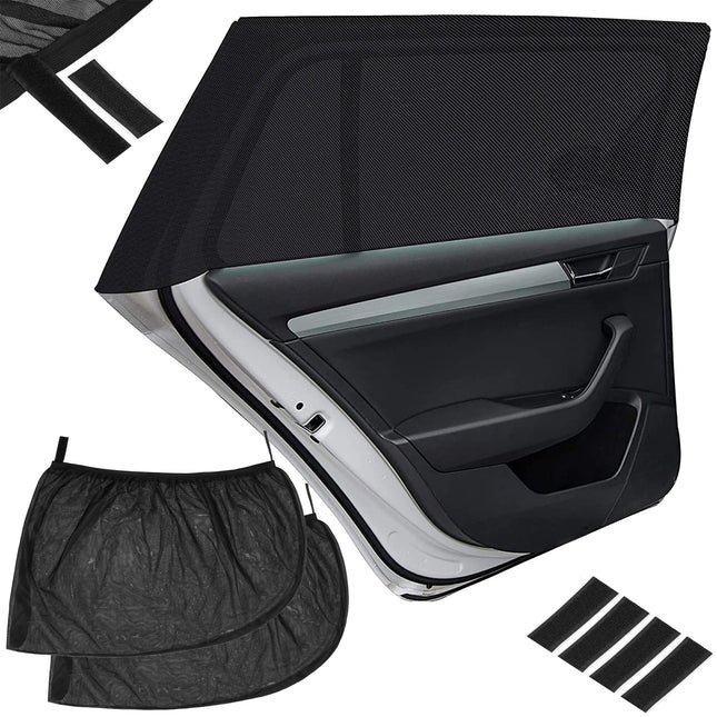 Zonnescherm - Raam - Set Van 2 - Nylon - Klittenband