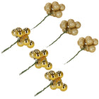 Kerstballen Set | 6 Stuks | Kralen | Goud