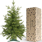 Kunstkerstboom | Natuurlijk Sparrenhout | 90 cm | Zonder Verlichting