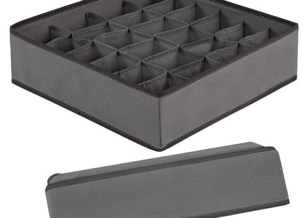 Lade Organizer | 24 Vakken | Grijs | 33 x 33 cm