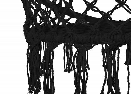Hangstoel | Binnen & Buiten | Belastbaar tot 150 kg | 120 x 79 cm | Zwart