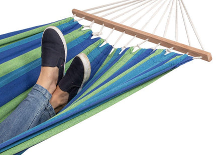 Hangmat | Extra Stevig | Groen/Blauw | 200 x 150 cm