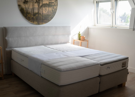 Matraswig - Bedbinder - Liefdesbrug -Matraswig Met band - Matras Binder - Universeel - Wit