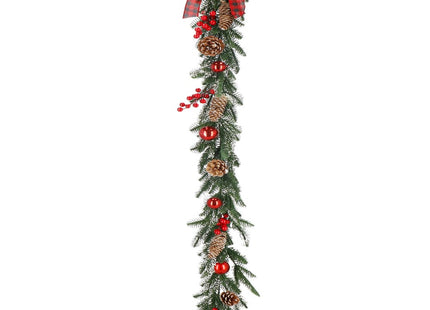 Guirlande | Kerstslinger Deluxe | 150 cm | Groentinten