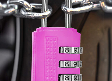 Hangslot - Slot - 3 Cijferig - Bagage - Roze