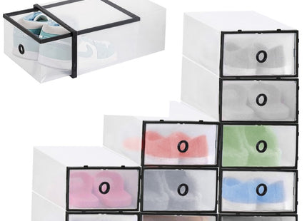Schoenenbox | Sneakerbox | Kunststof | Transparant | 1 Stuk | 30.5 x 21 x 12.5 cm