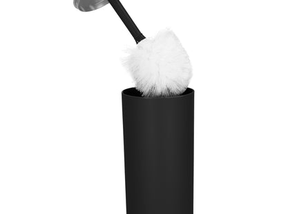 Badkameraccessoiresset - Prullenbak - Toiletborstel - Zeepdispencer - Tandenborstelbeker - Zeepbak - Mok - Zwart