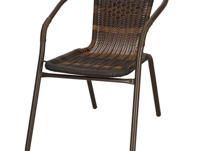 Tuinstoel | Terrasstoelen | Stapelbaar | Textileen | Bruintinten