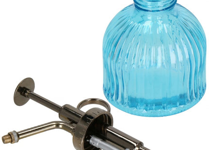 Plantenspuit | Plantensproeier | Vintage | 200 ml | Kunststof/Glas | Transparant Blauw