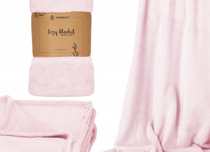 Fleece Deken | 200 x 220 cm | Lichtroze