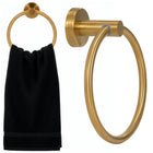 Handdoekring  | Badkamerhanger | Handdoekrek | RVS | Ring | Glanzend | Goud | 3 Kg
