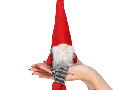 Kerstkabouter | Gnome | Gnoom | Zittend | 1 Stuk | 38 cm