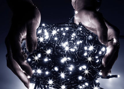 Kerstboomverlichting | met 1000 LED Lampjes | 50 M | Koel Wit | Inclusief Flitsfunctie