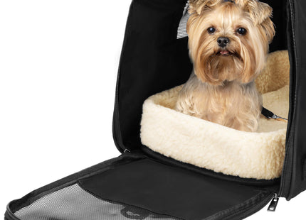 Reismand - Transporttas - Draagbaar - 12kg - Zwart - 27 x 44 x 24,5 cm