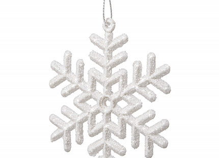 Kerstversiering | Kerstdecoratie Voor Binnen | Kersthanger | Sneeuwvlok | 3 Stuks