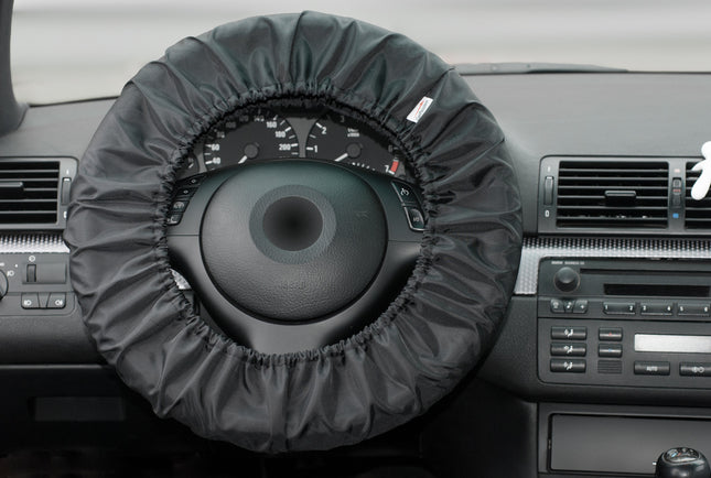 CarPassion Stuurhoes - Steering Cover - Polyester - Ø 34-50 CM