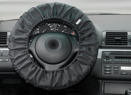 CarPassion Stuurhoes - Steering Cover - Polyester - Ø 34-50 CM