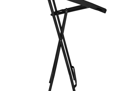 Statafel - Opklapbaar - Horeca Kwaliteit - Inklapbaar - Met vergrendeling - Extra Stevig - Zwart - Ø 80x110cm