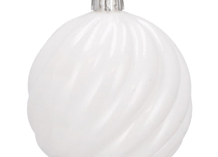 Kerstballen | 20 Stuks | 6 cm | Wit