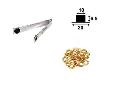Zeilringtang Incl. (10 mm Binnendiameter) Gaatjestang