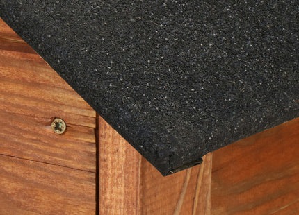 Hondenhuis - Hondenhok - Dog House - Geïsoleerd - Voor Buiten - Weersbestendig - Hout - Zwart