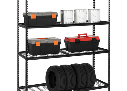 Stellingkast - Opbergrek - 1600 kg Draagkracht - 183 x 150 x 54 cm - Zwart