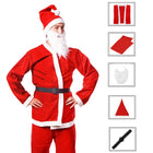 Kerstman Kostuum | 5-Delig | Rood