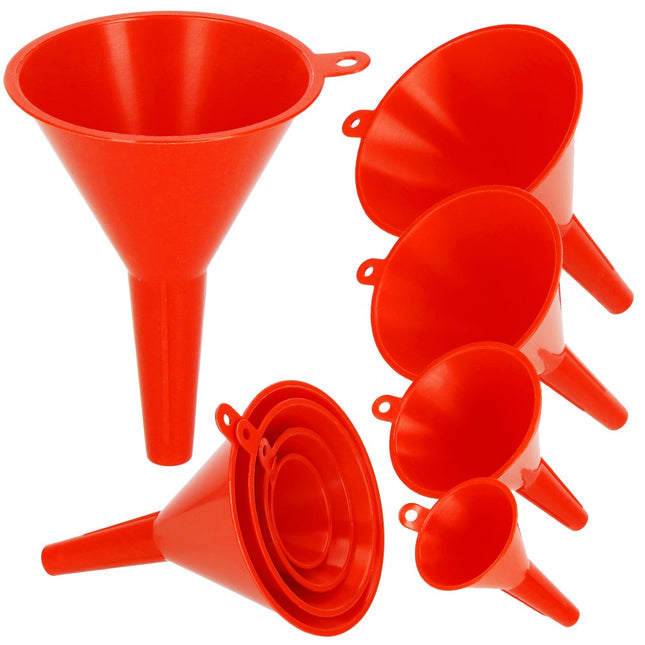 Trechter | 4 Stuks | Rood