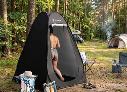 Pop-Up Tent - 1 persoons - Omkleedtent - Festival - Strand - 120 x 120 x 190 - Zwart