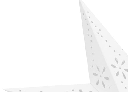 Kerst Ster | Papier | Opvouwbaar | 50 cm | Wit