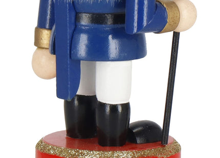 Notenkraker Kerst | Houten Soldaat | Kerstversiering | Multicolor | 16 cm