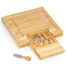 Serveerplank | Snijplank | 5 Delig | Bamboe Snijplank | 33 x 33 cm