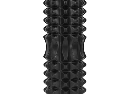 Foamroller | Foam Roller | Medium Hardheid | Triggerpoints | 33 cm | Zwart