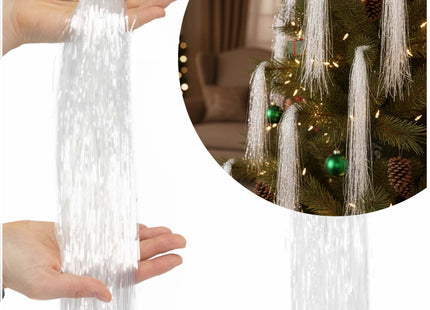 Engelenhaar - Kerstversiering - Kerstboom - Transparant - 100 cm - 120 Stuks