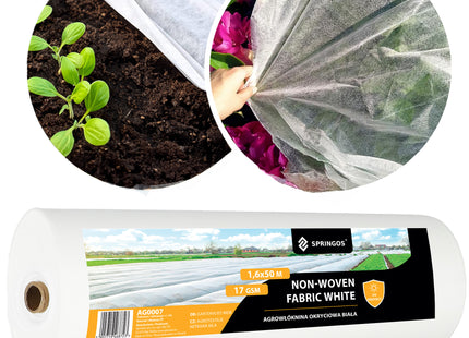 Vliesdoek - Vliesdoek Plantenbescherming - 70 G/M2 - 50 x 1.6 M