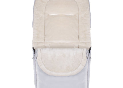 Voetenzak | Voetenzak Buggy | Voetenzak Autostoel | Universeel | 90 cm | Grijs/Beige