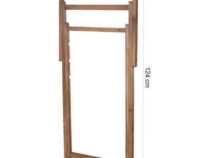 Houten Ligstoel | Strandstoel | Ligstoel | Verstelbaar | Beukenhout | Handgemaakt | Rood Wit